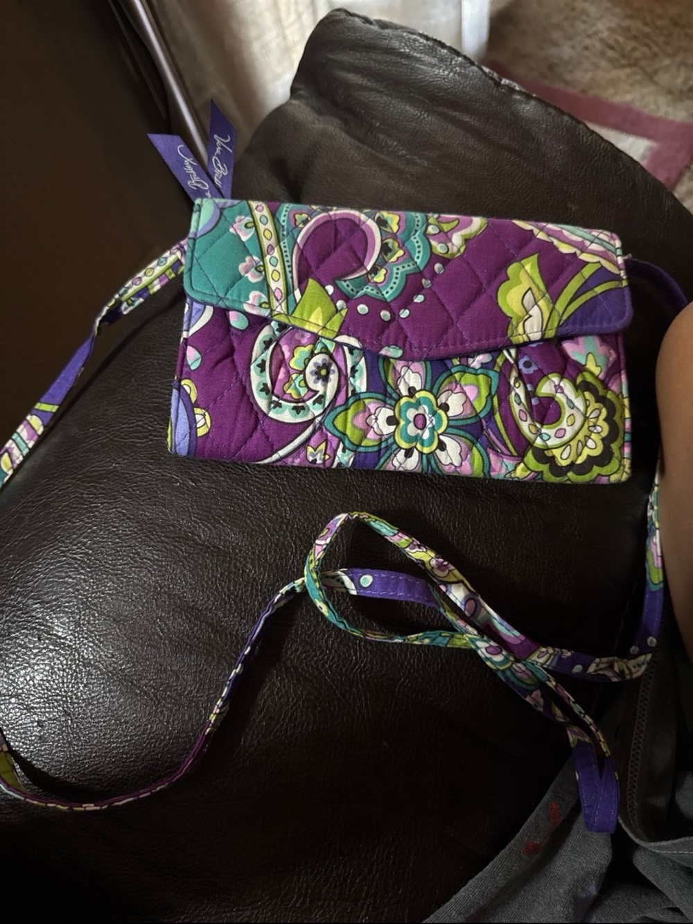 Vera Bradley crossbody wallet
